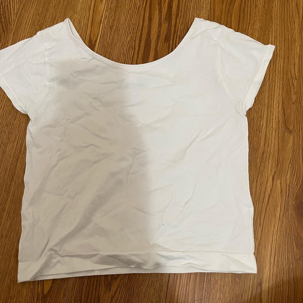 White Free People Basic T-Shirt (XS/S)